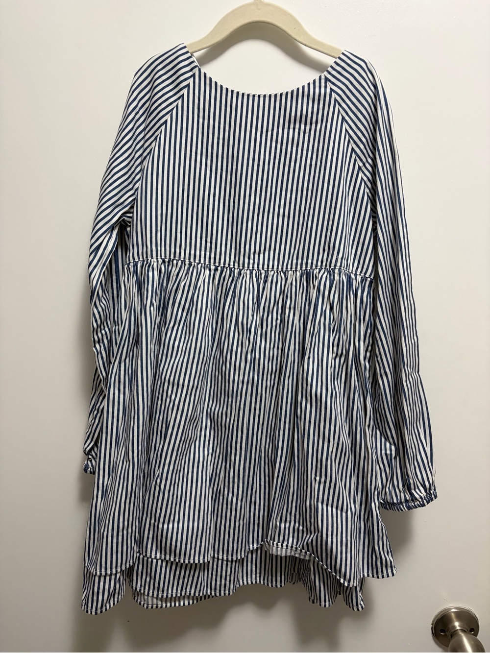 Tucker + Tate Navy Stripe Dress 100% Cotton Girls Size 7